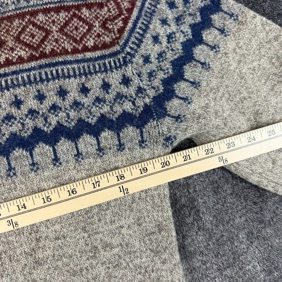 Vtg Winona Knits Pure Wool Fair Isle Crewneck Sweater Men's M/L NWOT - Picture 4 of 9